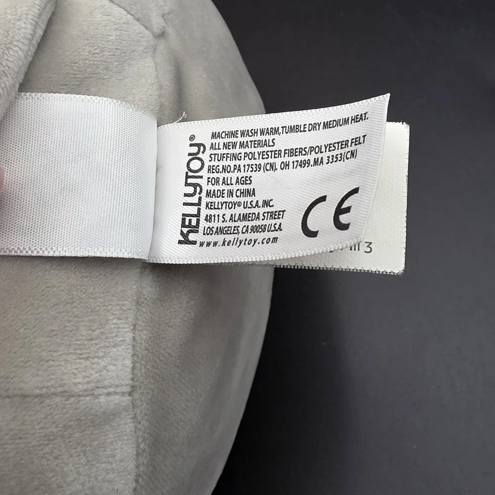 Kellytoy Squishmallows Mila‎ Elephant Plush Gray 8